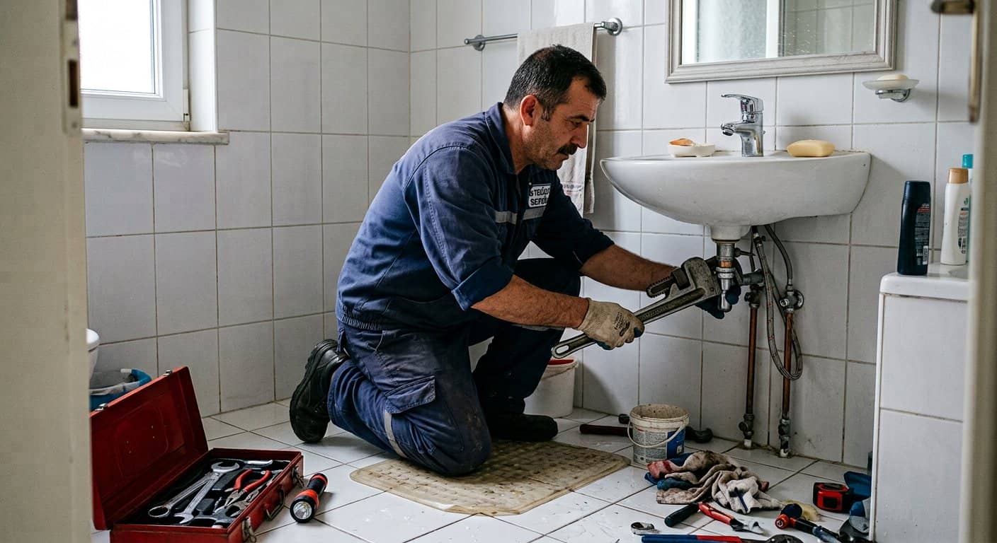 Robotla Tıkanıklık Açma servis hazırlığı