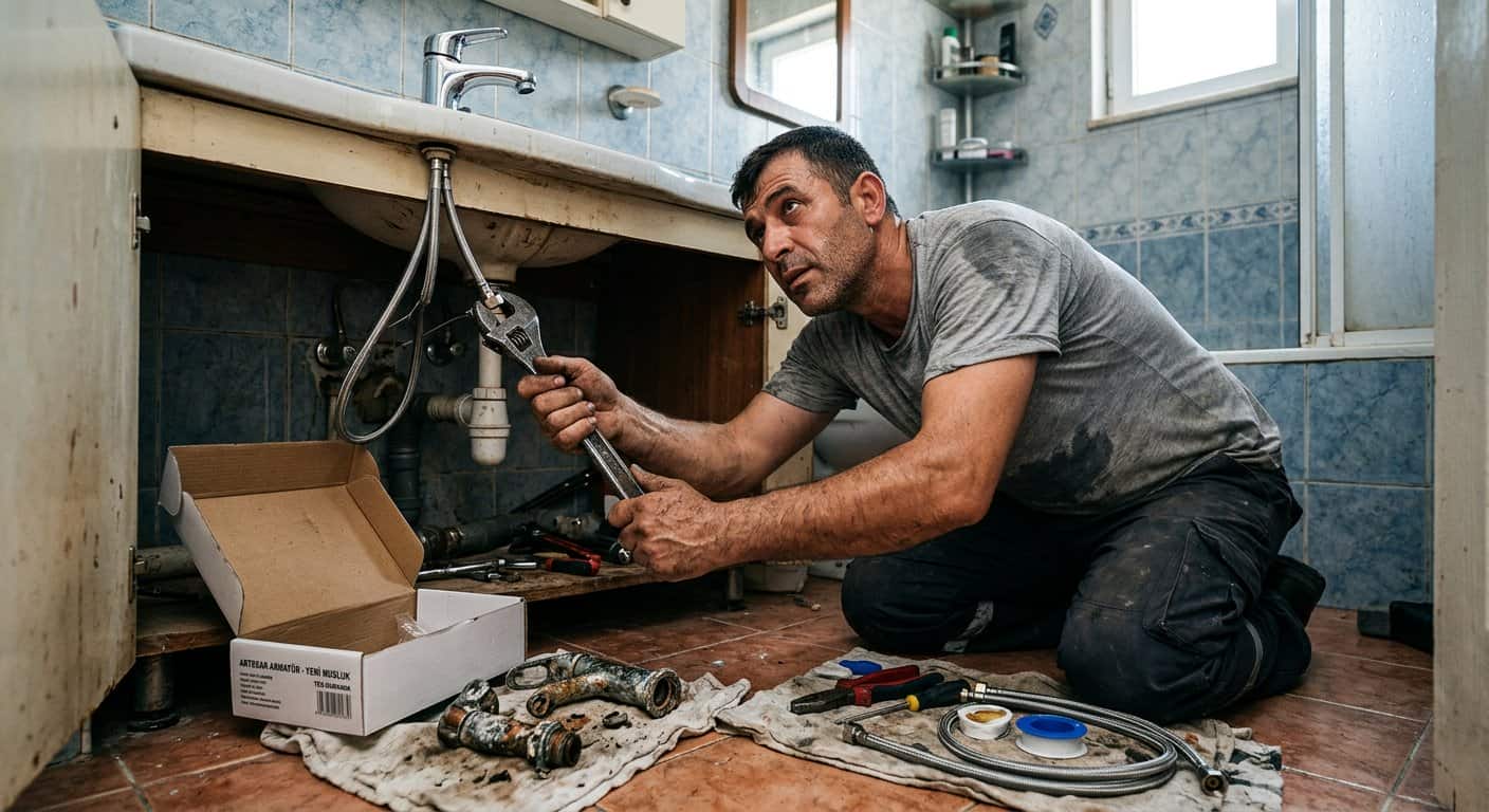 Musluk ve Batarya Tamiri kontrol aşaması